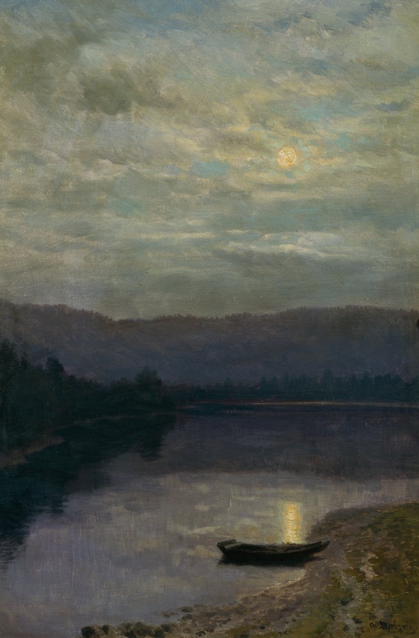 Lever de lune par Sole water - Christian Eriksen Skredsvig