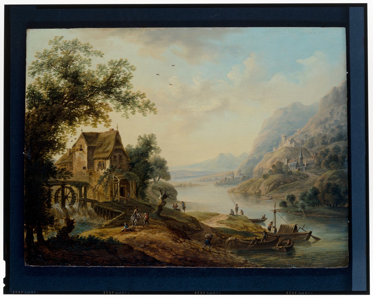 Deux paysages rhénans - Christian Georg the Elder Schuetz