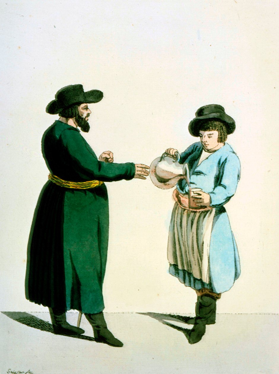 Vendeur de kvass, 1799 - Christian Gottfried Heinrich Geissler