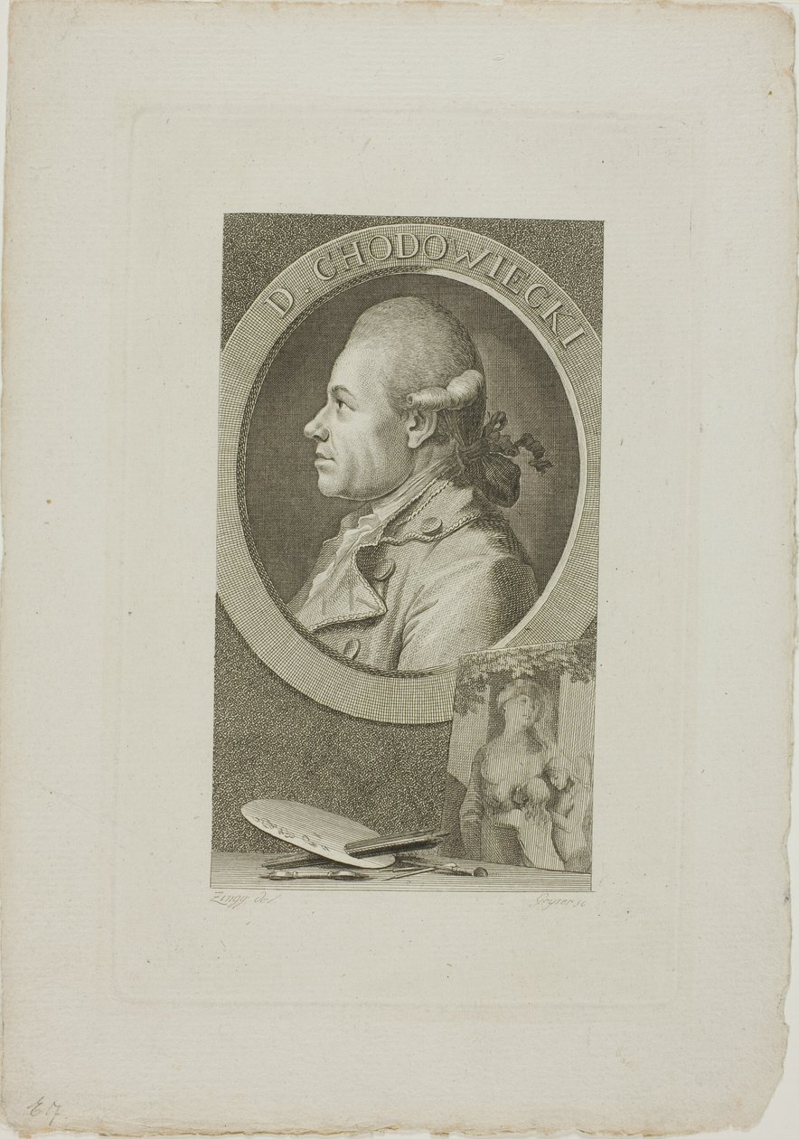Portrait de Daniel Chodowiecki - Christian Gottlieb Geyser