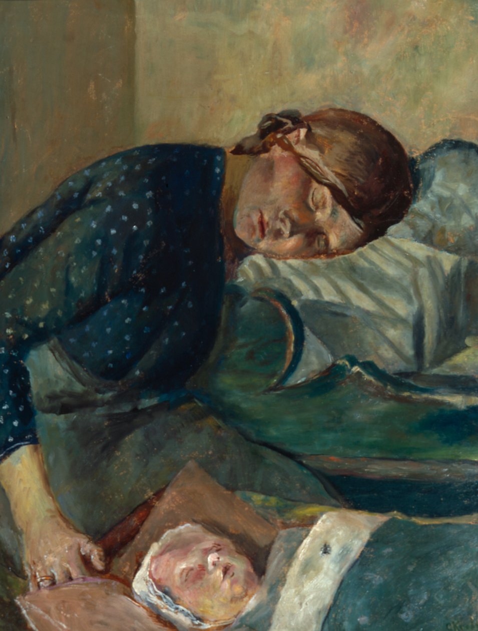 Mère et enfant - Christian Krohg