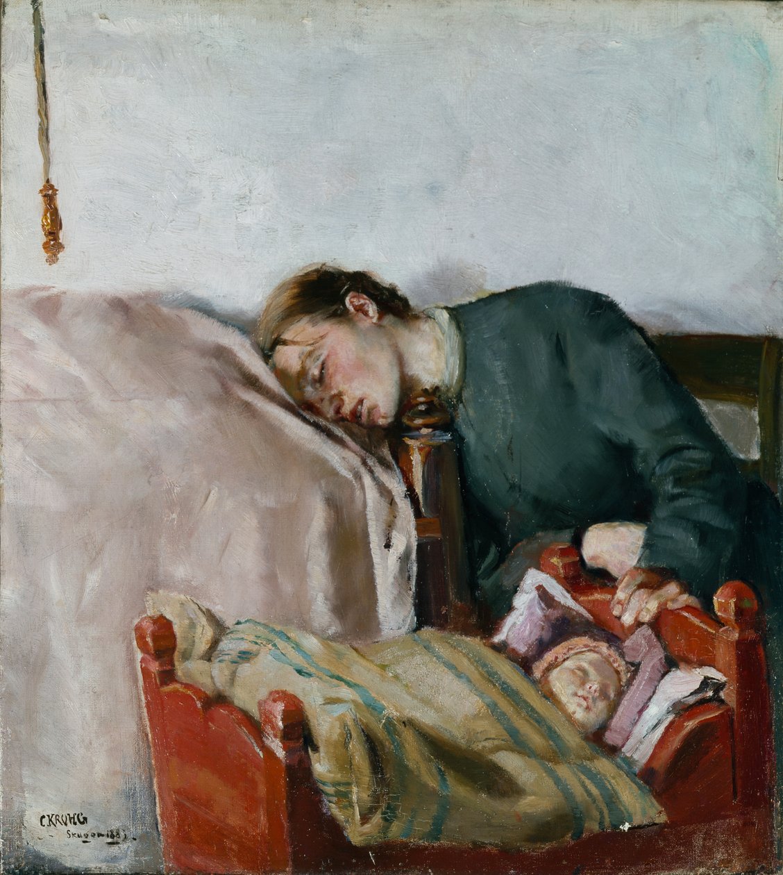 Mère et enfant - Christian Krohg