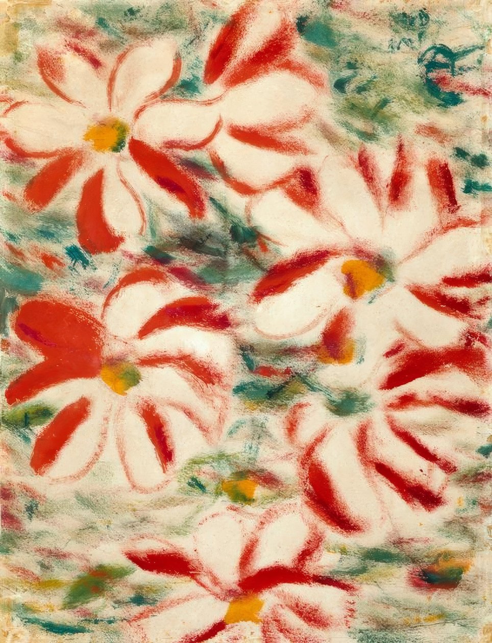 Fleurs rouges - Christian Rohlfs
