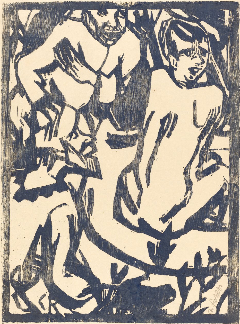 Suzanne et les Vieillards, 1916-1917 - Christian Rohlfs