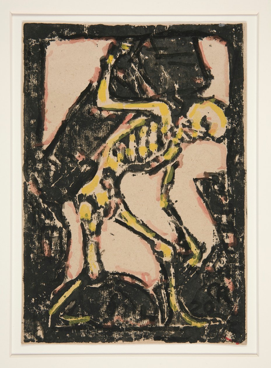 La Mort avec un cercueil - Christian Rohlfs