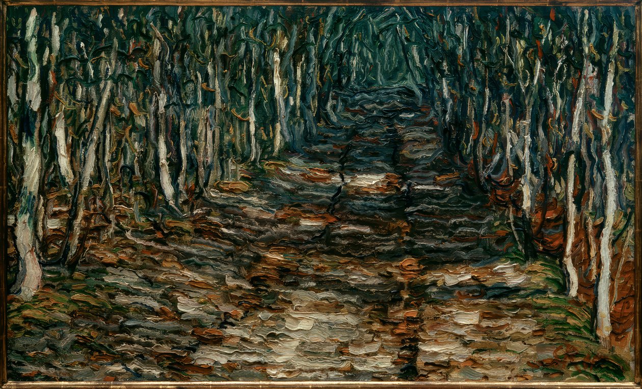 Chemin forestier vers Erling - Christian Rohlfs