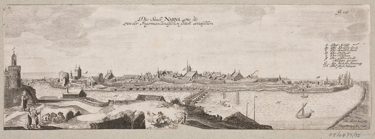 Vue de Narva depuis le fleuve - Christian Rothgiesser