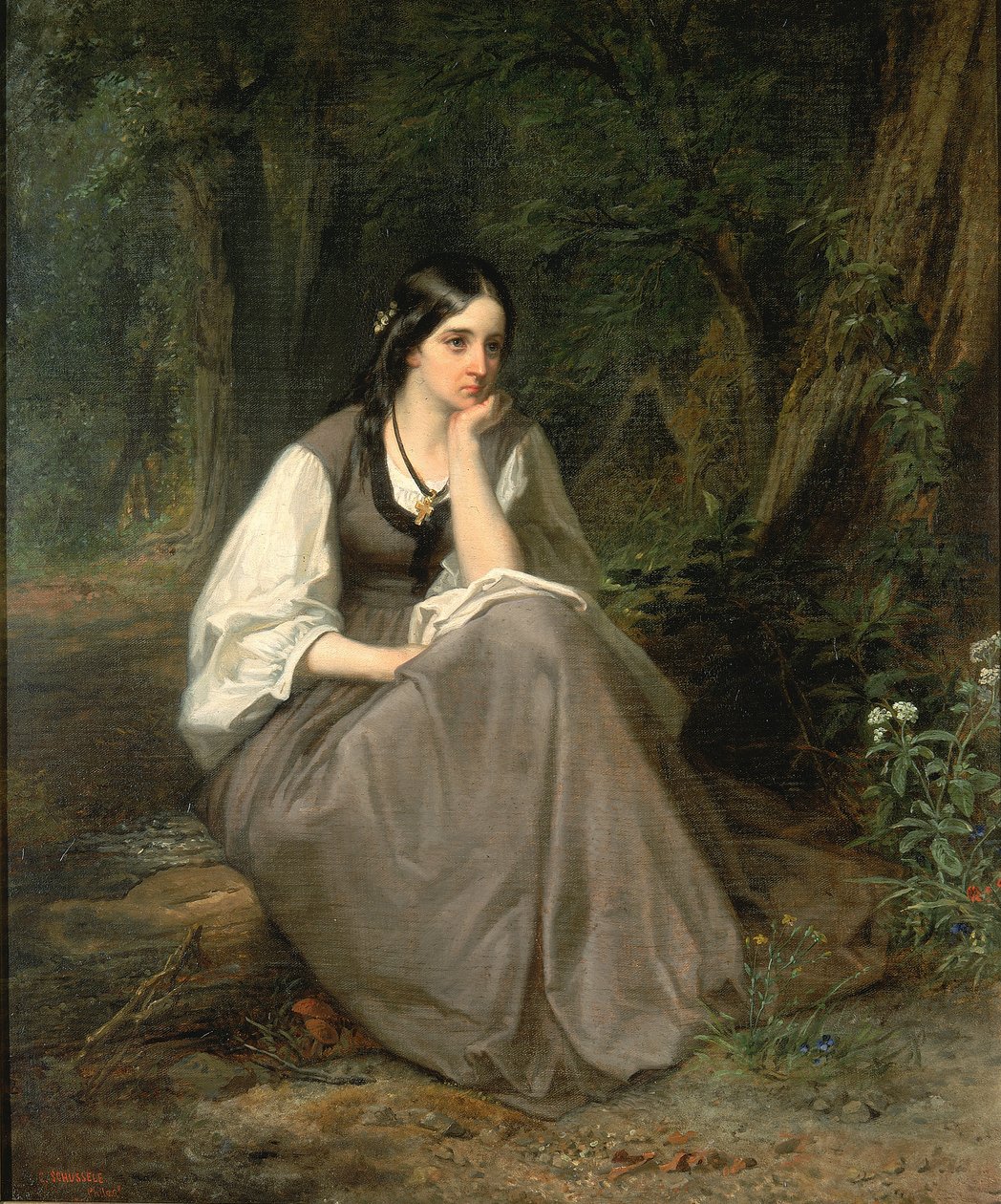 Evangeline, 1861 - Christian Schussele
