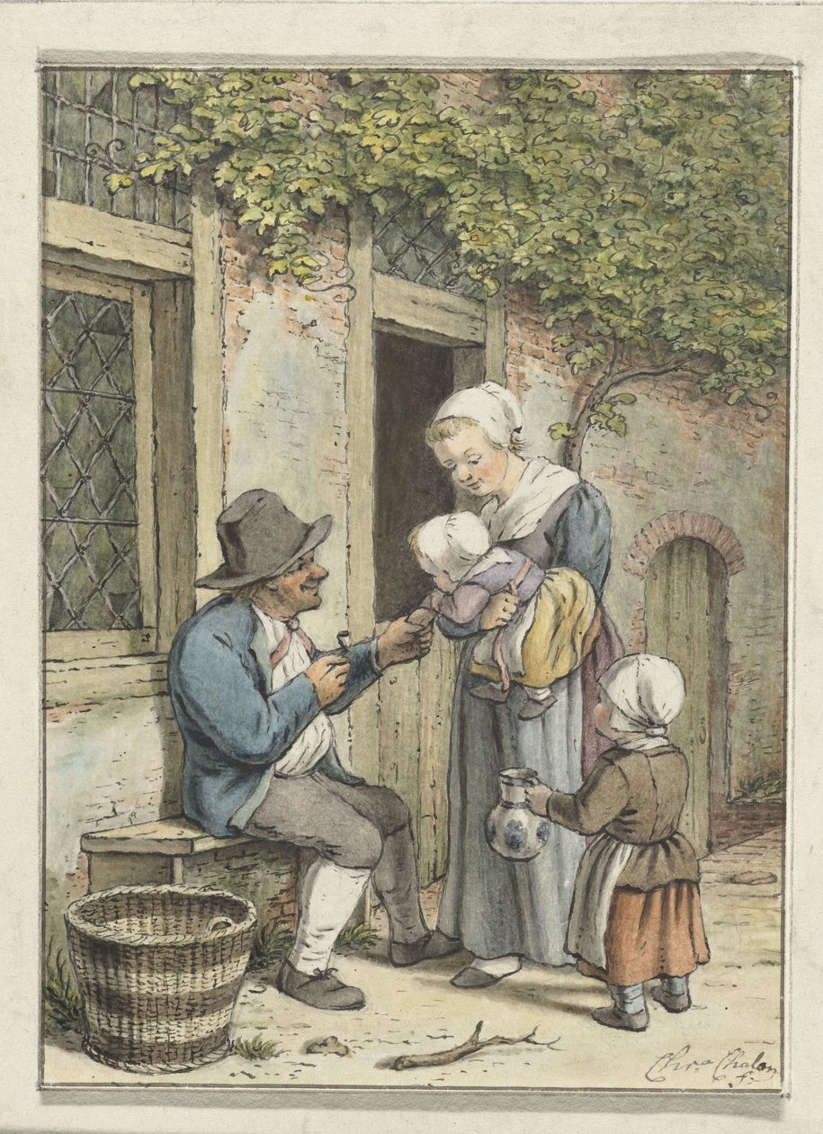 Conversation de paysans - Christina Chalon