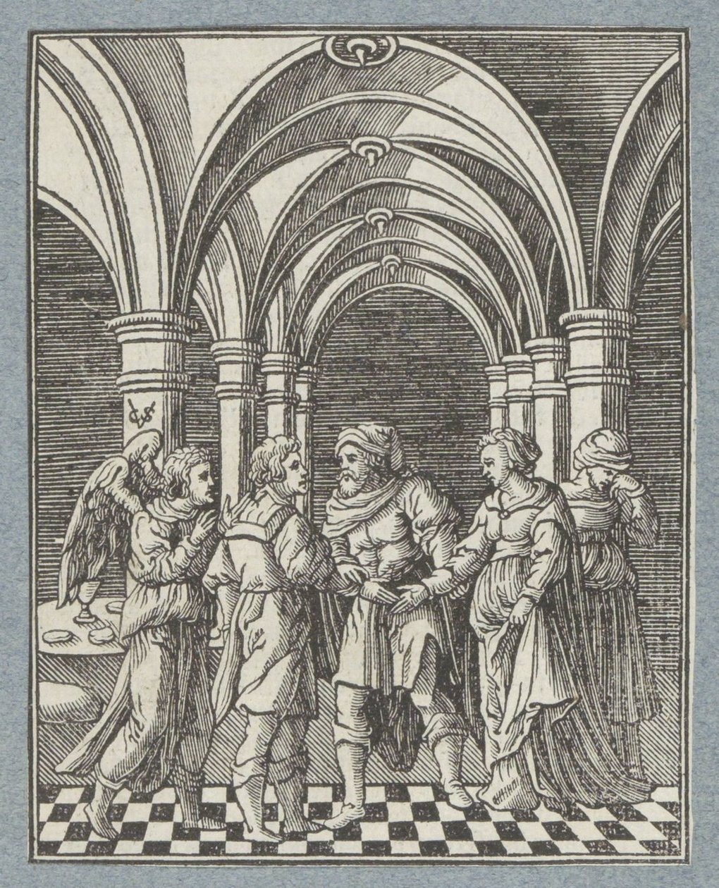 Mariage de Tobie et Sara - Christoffel van Sichem (II)