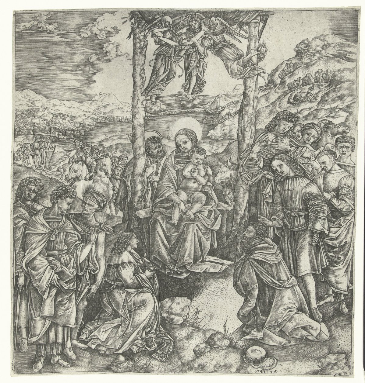 Adoration des mages - Christoforo di Michele Robetta