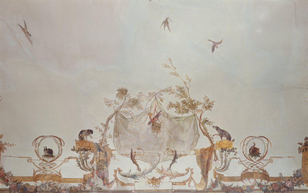 La Grande Singerie (détail), c.1735 - Christophe Huet