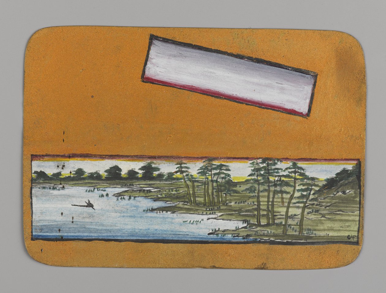 Paysage (recto) - Christopher Grant La Farge