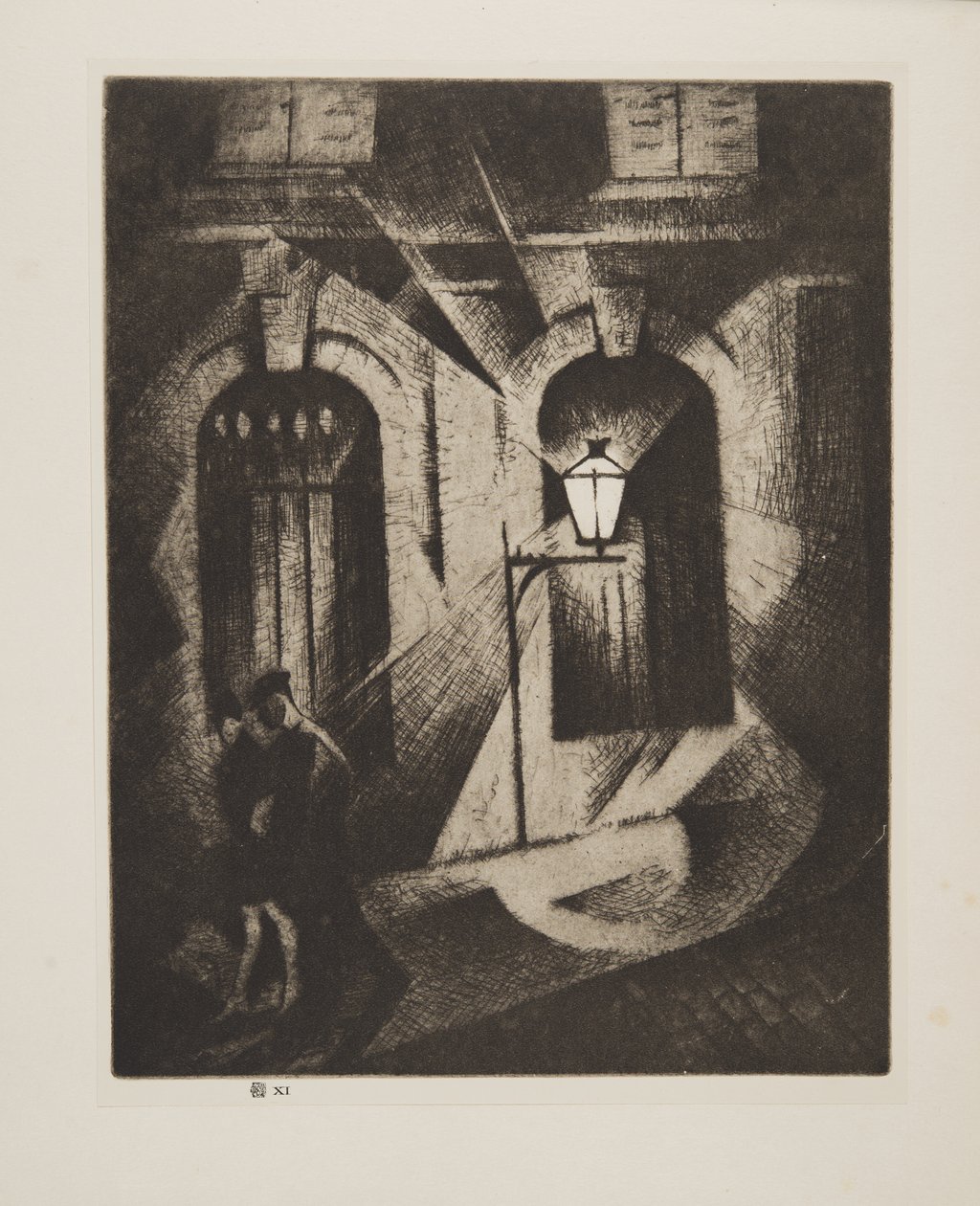 Nuit sinistre à Paris, pub.1929 - Christopher Richard Wynne Nevinson