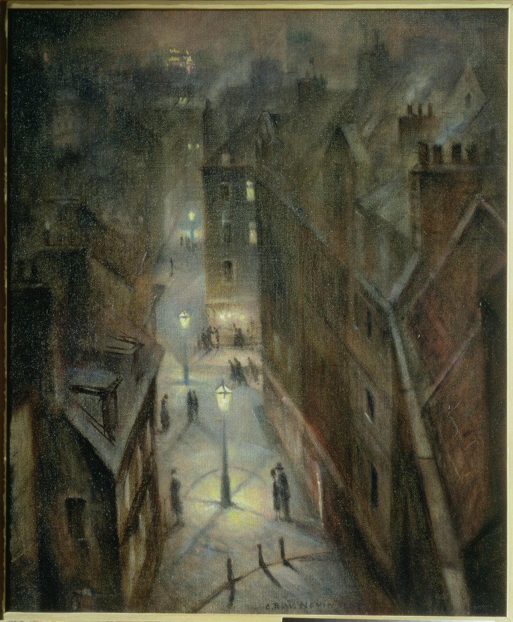 Crépuscule à Soho, c.1924 - Christopher Richard Wynne Nevinson