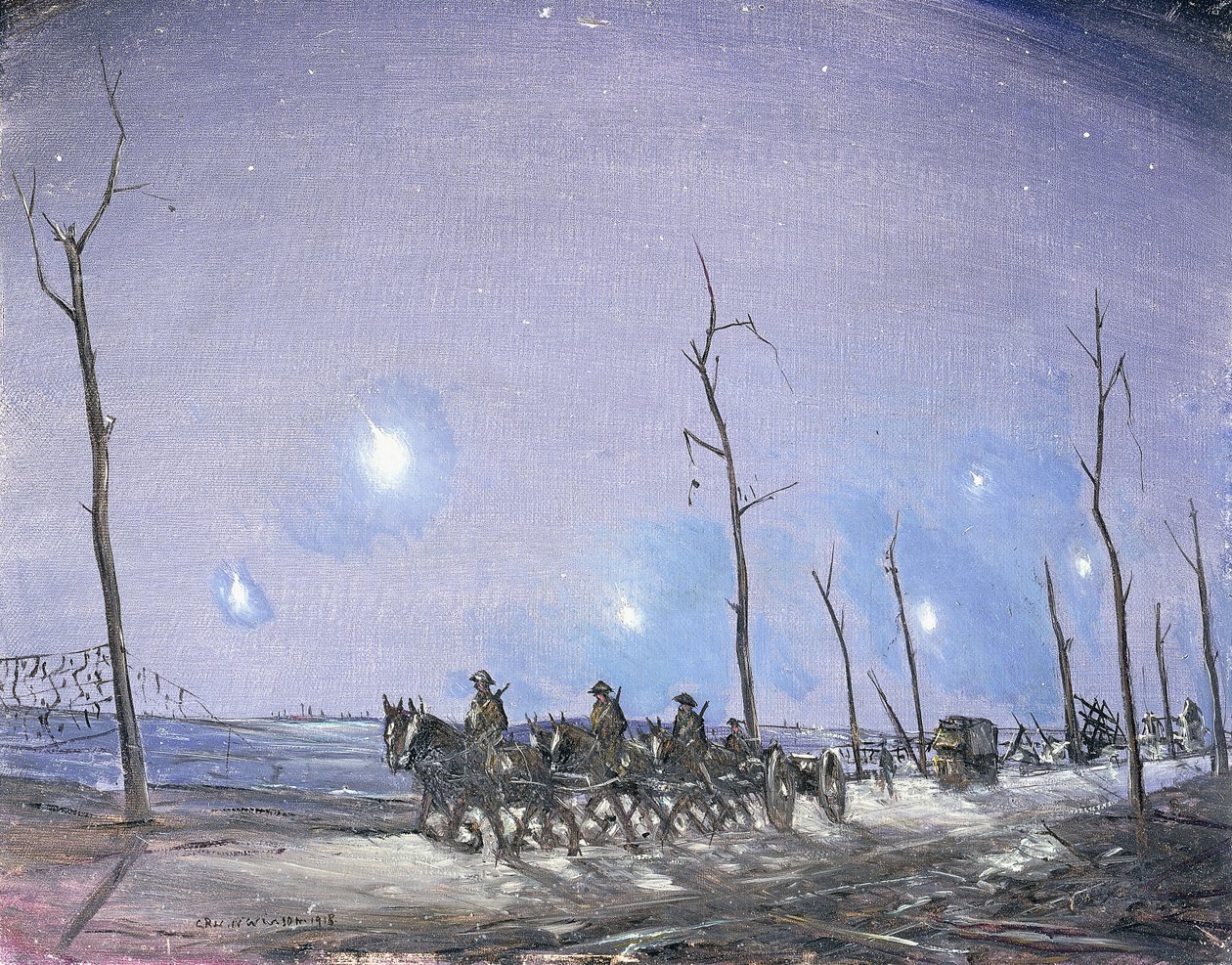 Fusées éclairantes, 1918 - Christopher Richard Wynne Nevinson