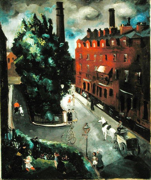 Une place à Chelsea - Christopher Wood