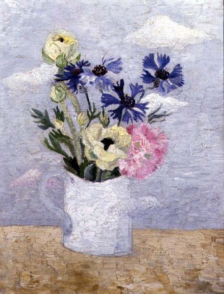 Fleurs dans une tasse blanche - Christopher Wood