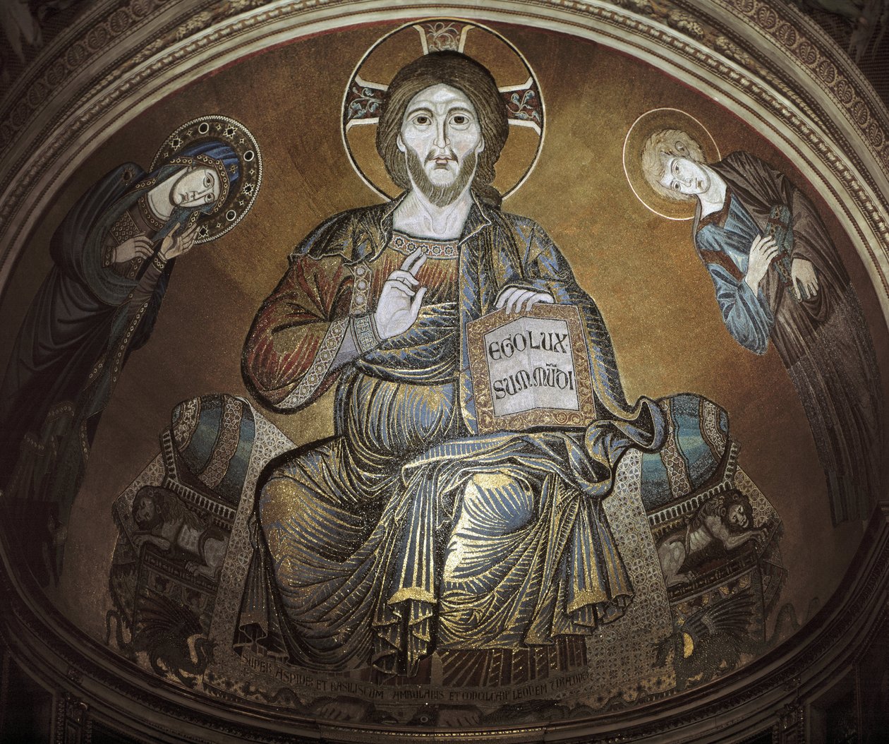Christ en majesté. Mosaïque - Cimabue