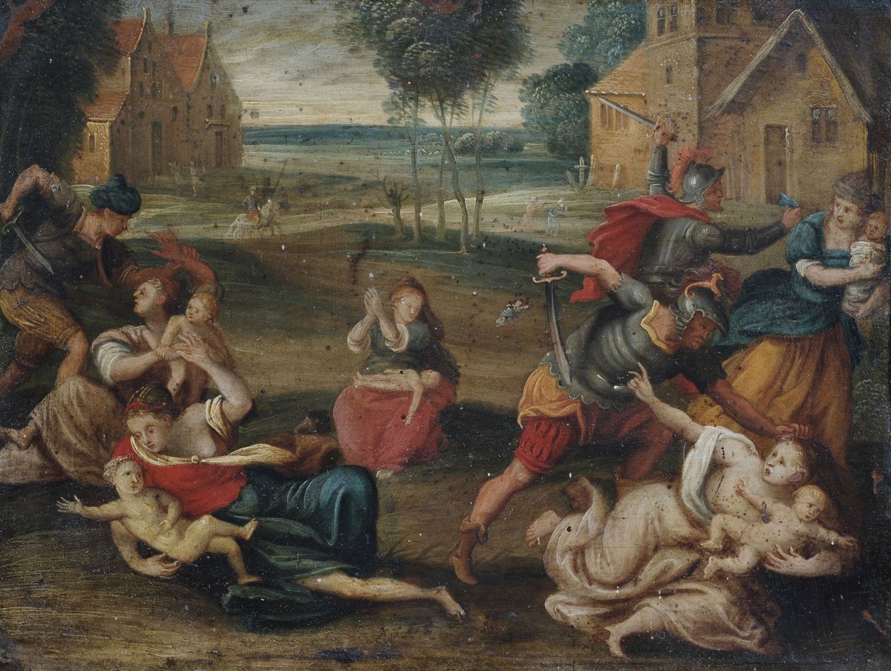 Le Massacre des Innocents à Bethléem - Circle of Frans Francken the Younger