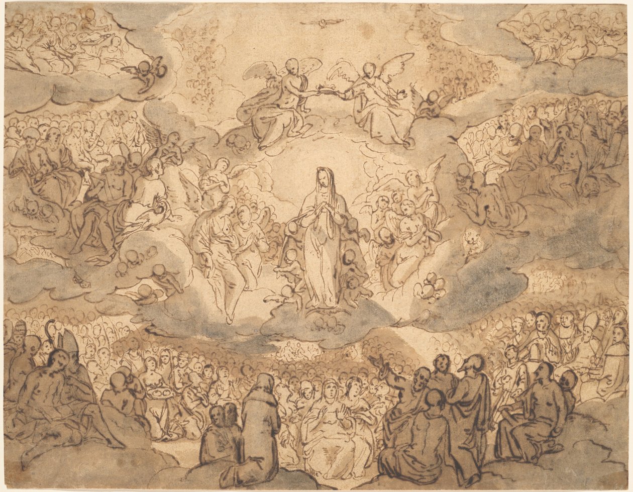 La Vierge, Reine du Ciel - Circle of Francesco Vanni