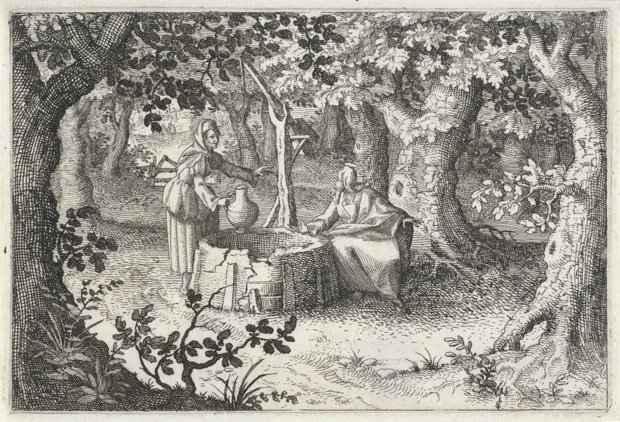 Christ et la femme samaritaine - Claes Jansz. Visscher (II)