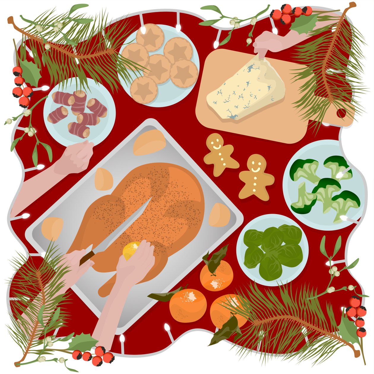 Nourriture festive - Claire Huntley