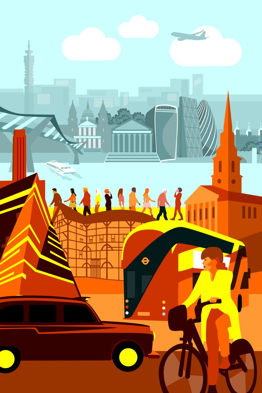 Monuments de Londres - Claire Huntley