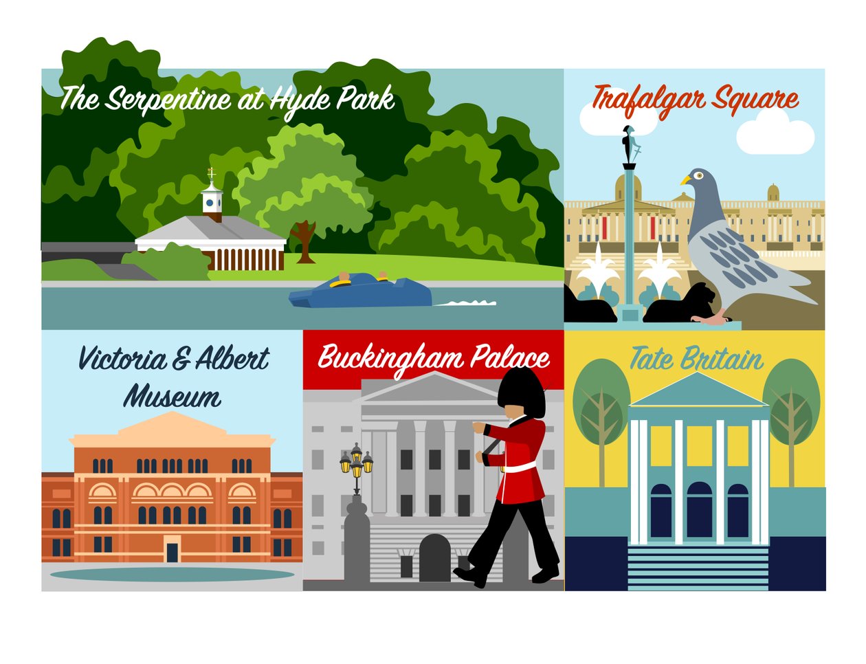 Carte Postale de Londres - Claire Huntley