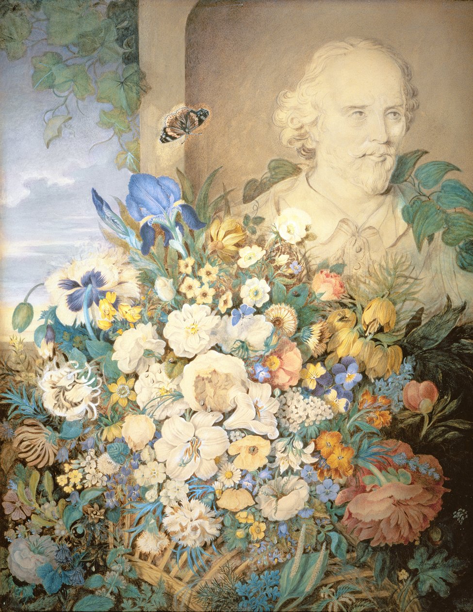 Les fleurs de Shakespeare, vers 1835 - Clara Maria Pope