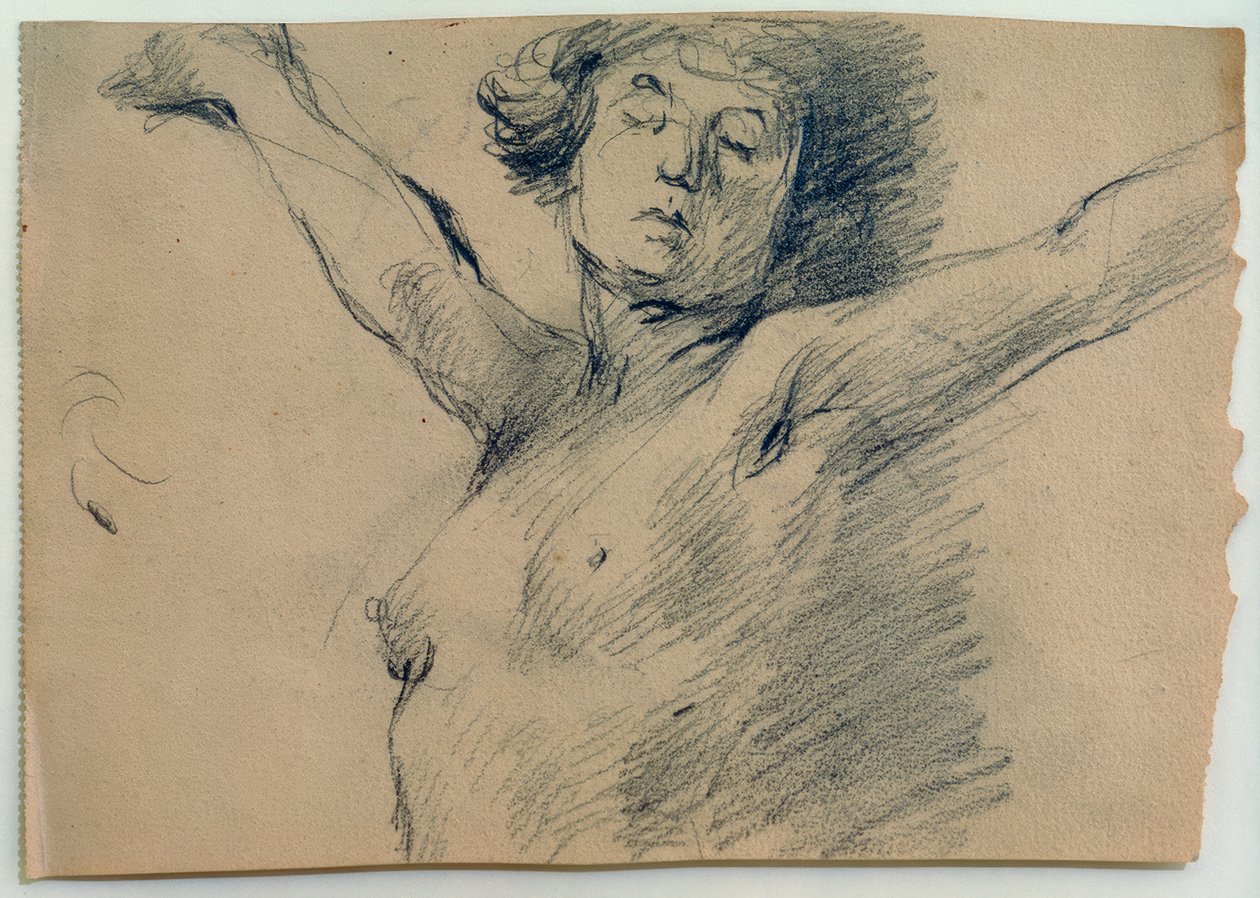 Nu féminin, demi-figure - Clara Siewert