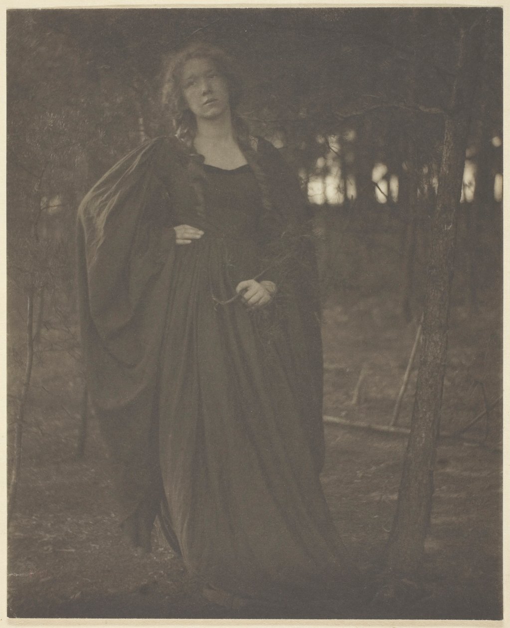 Sans titre [femme dans les bois] - Clarence H White