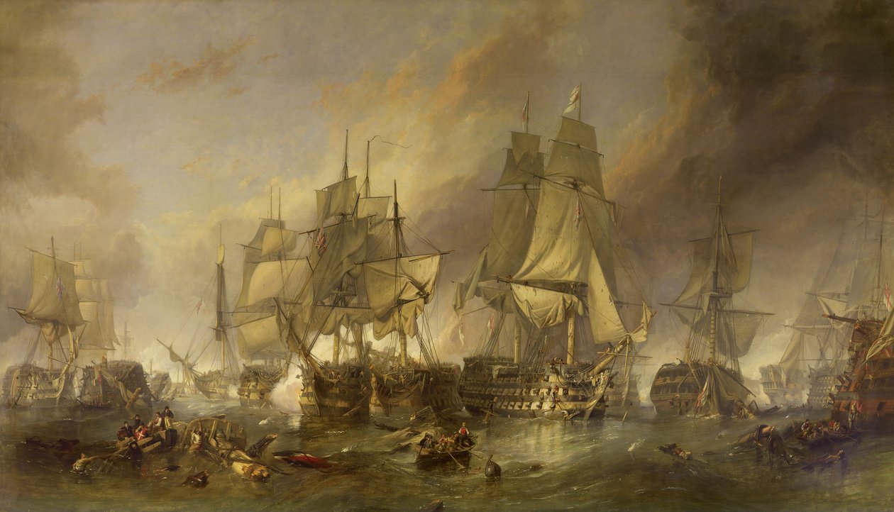 La Bataille de Trafalgar - Clarkson Frederick Stanfield