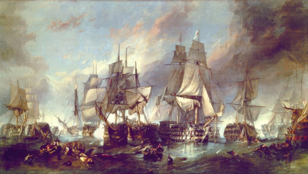 Bataille de Trafalgar - Clarkson Frederick Stanfield