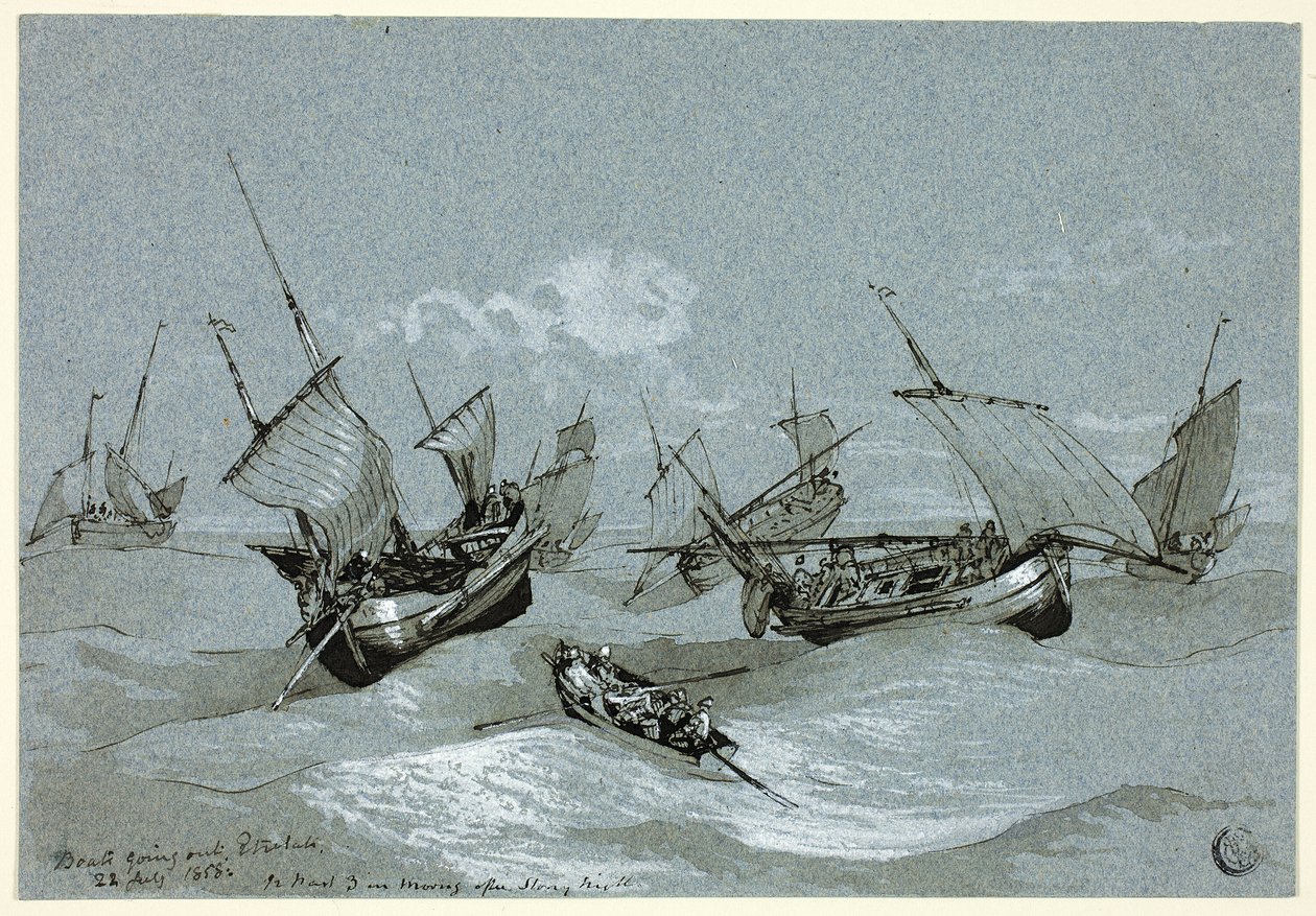 Bateaux sortant, Entretat - Clarkson Stanfield