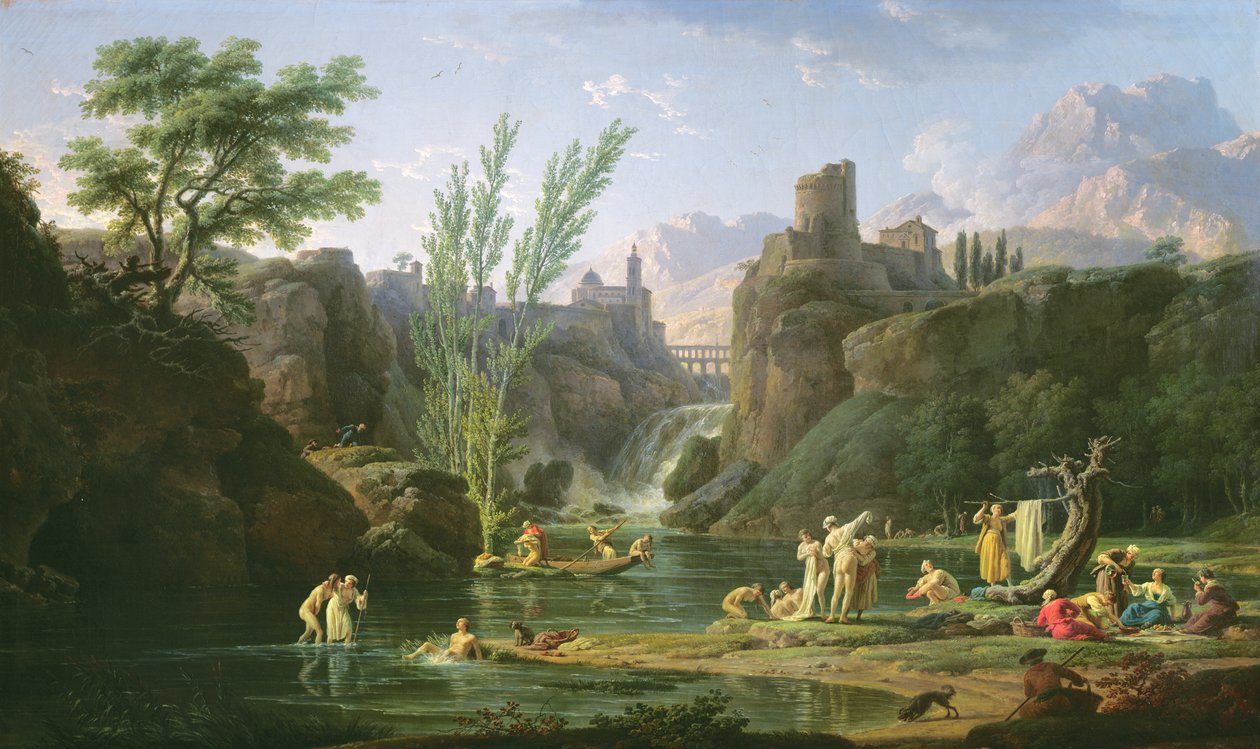 Matin, les baigneurs, 1772 - Claude Joseph Vernet