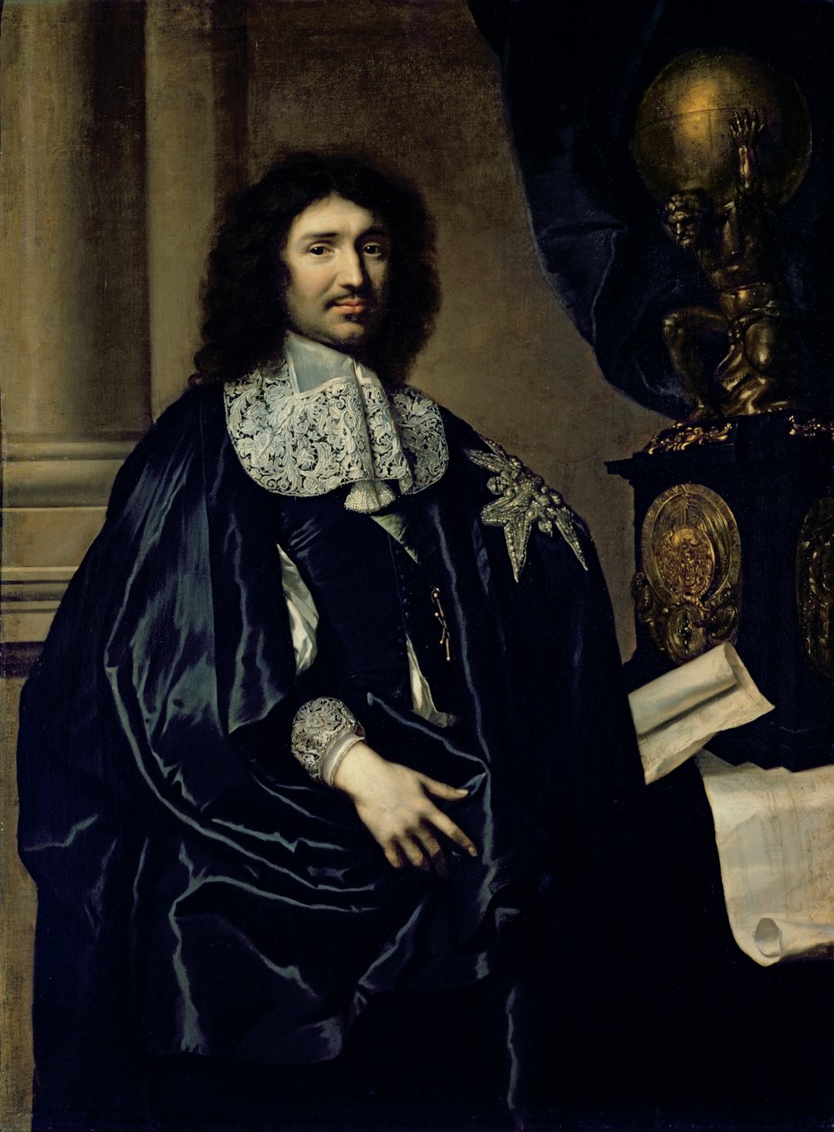 Portrait de Jean-Baptiste Colbert de Torcy (1619-83) 1666 - Claude Lefebvre