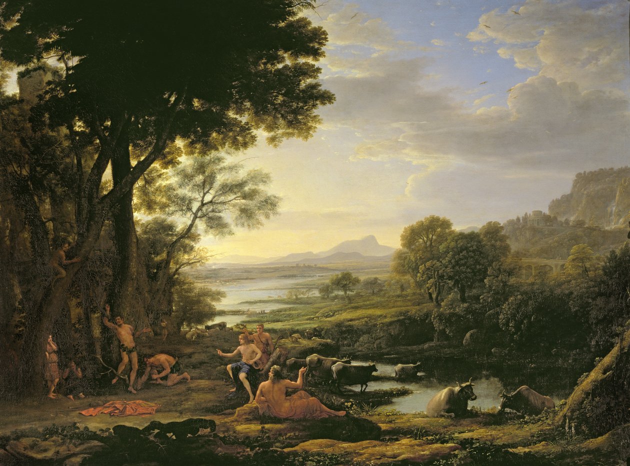 Apollon écorchant Marsyas - Claude Lorrain