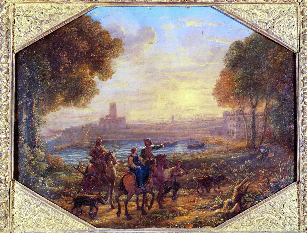 Paysage avec le port de Santa Marinella (près de Civitavecchia), c. 1639-40 - Claude Lorrain