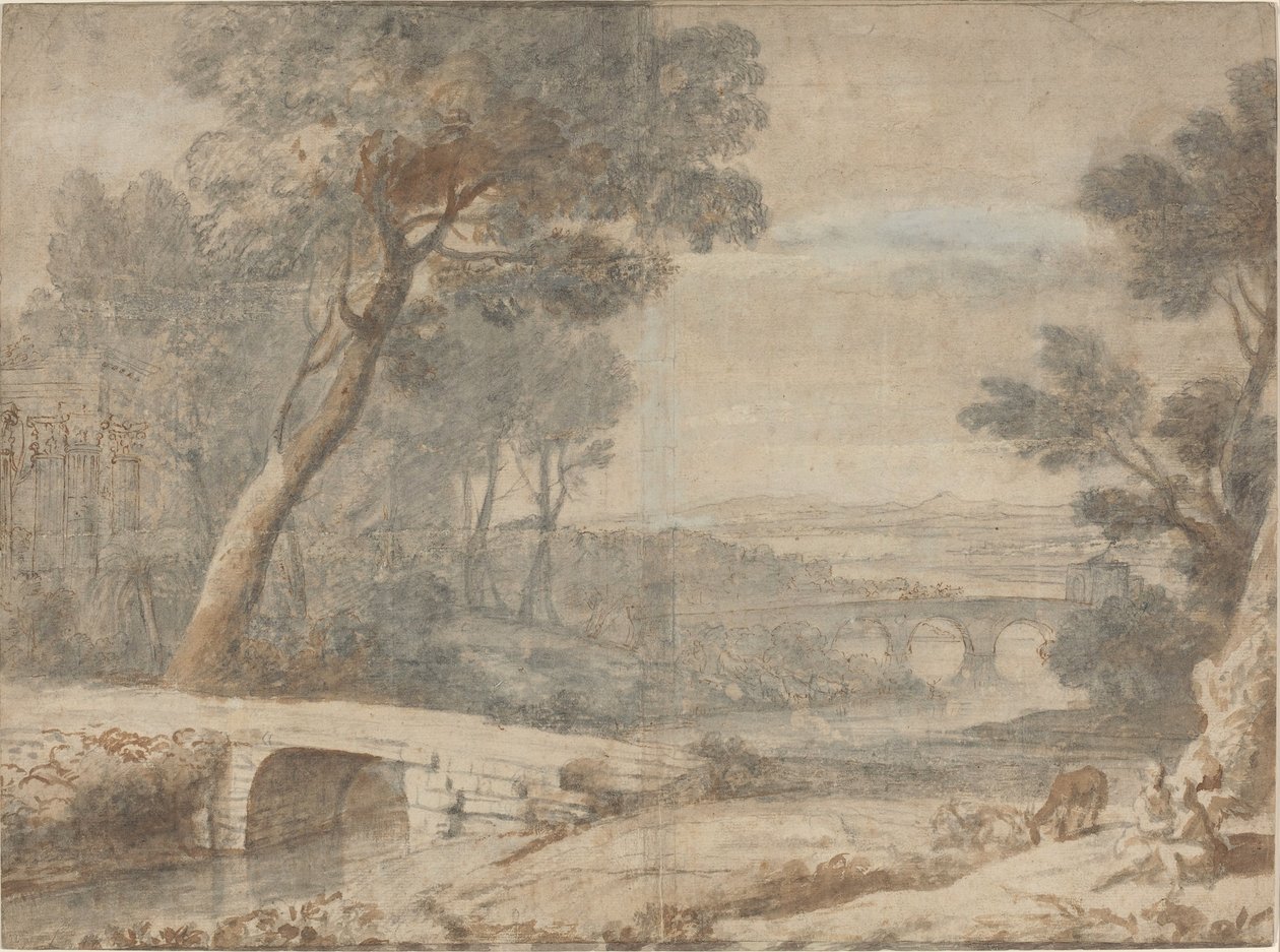 Le Repos pendant la fuite en Égypte (fin XVIIe siècle) - Claude Lorrain