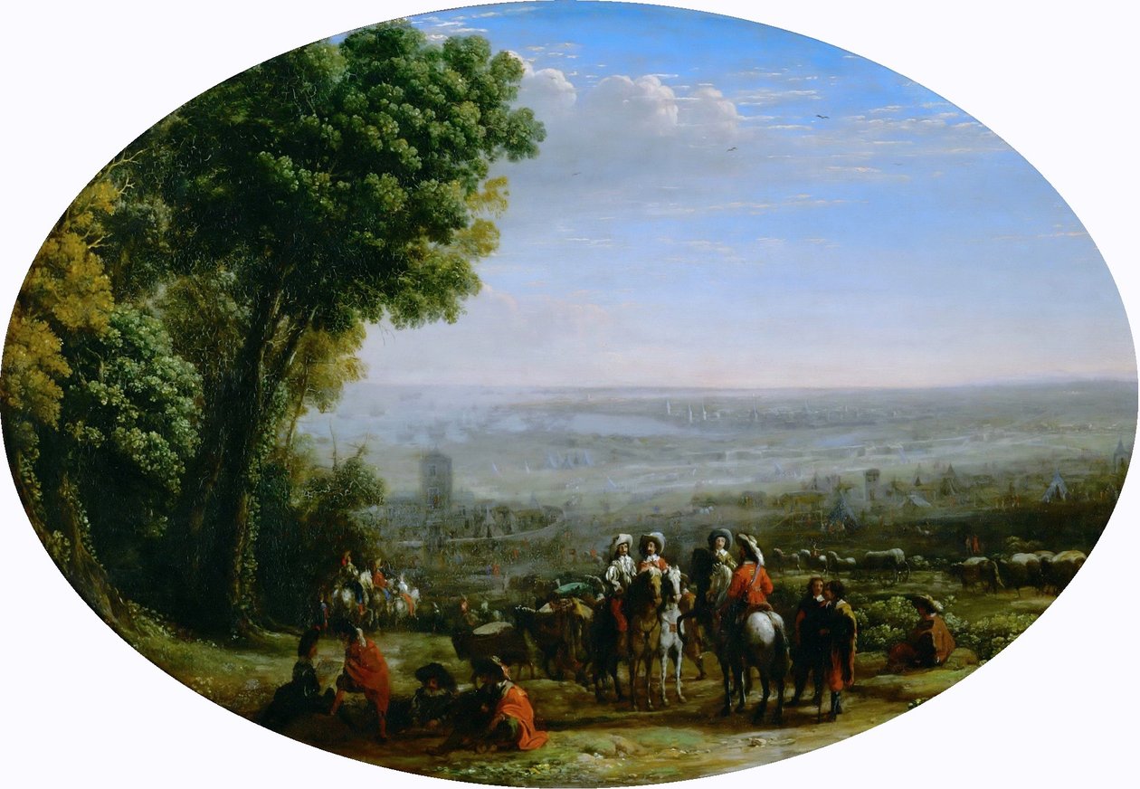 Siège de La Rochelle par Louis XIII - Claude Lorrain