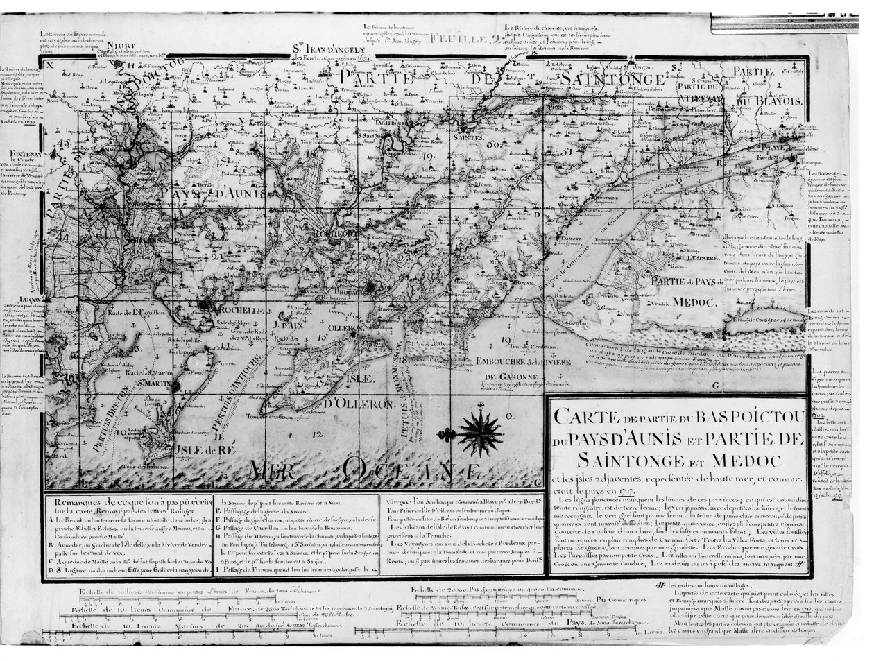Atlas 131 F fol.2 Carte du Bas Poitou, Pays d