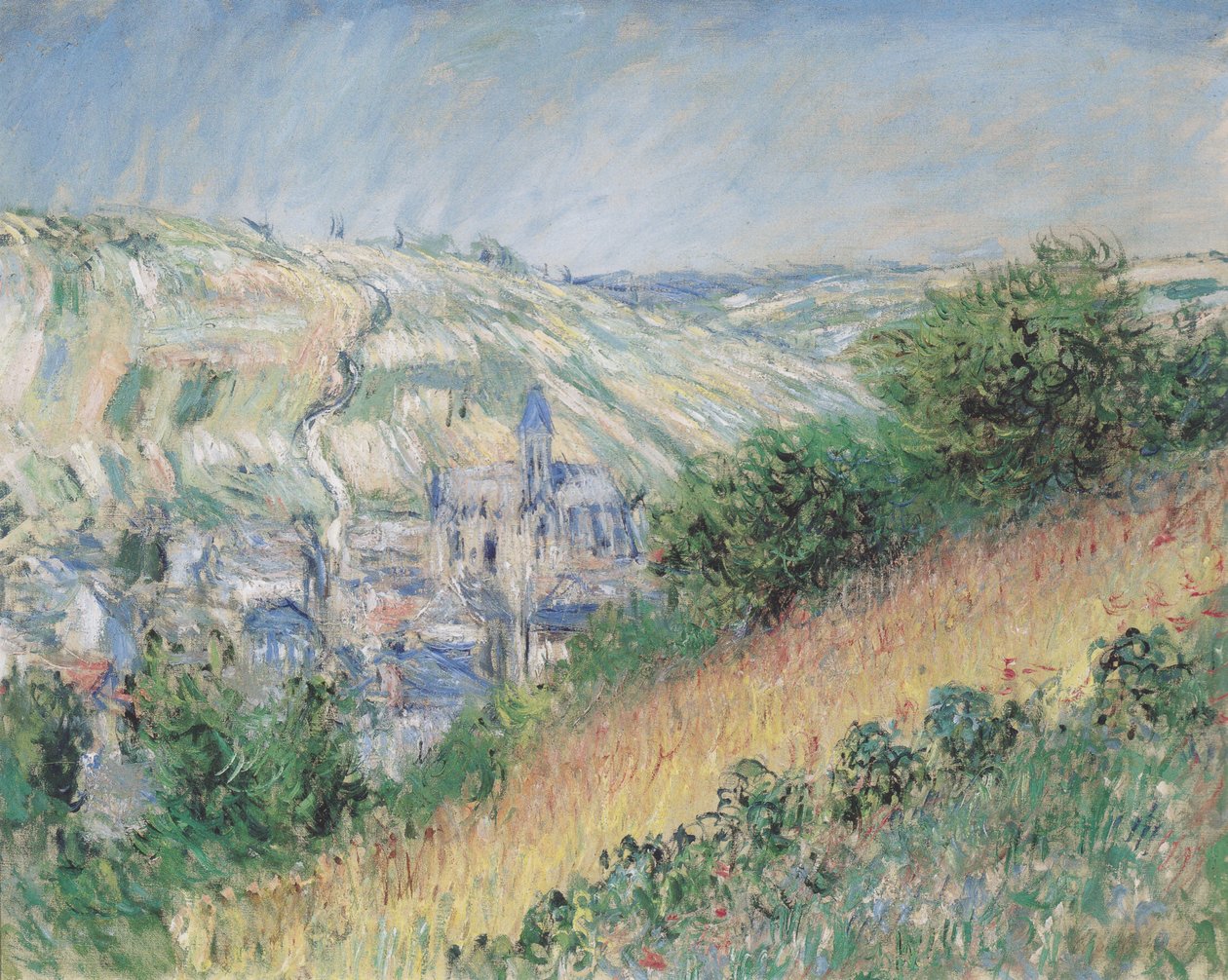 Vue sur Vétheuil - Claude Monet