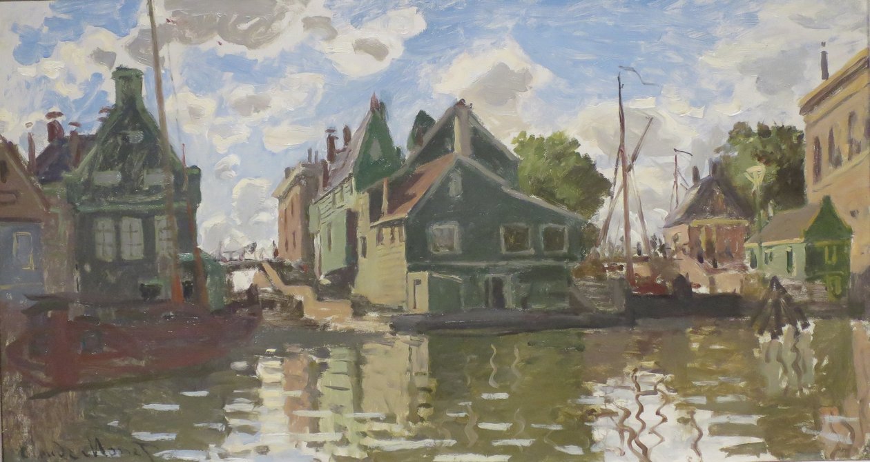 Canal à Zaandam - Claude Monet