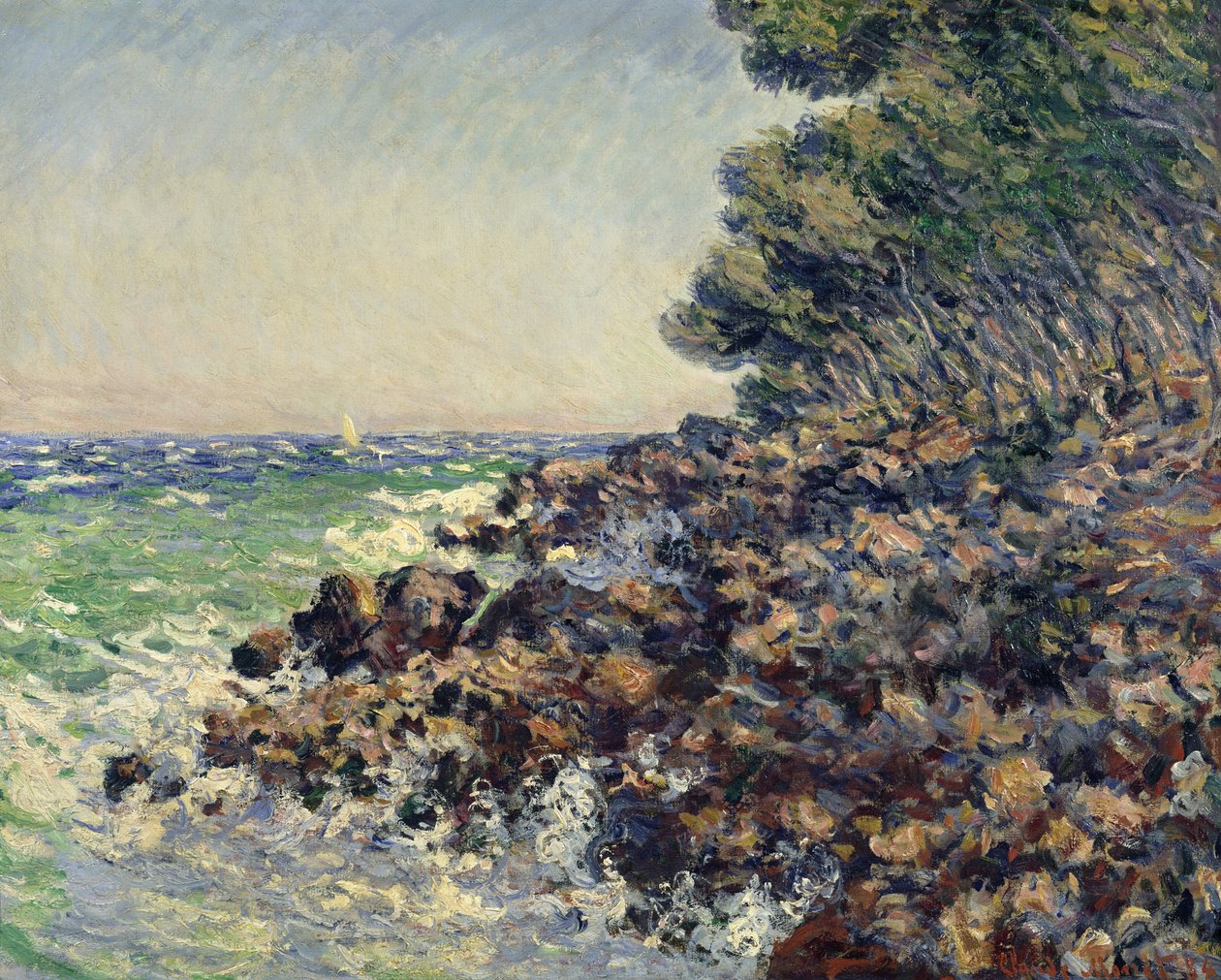 Cap Martin, 1884 - Claude Monet