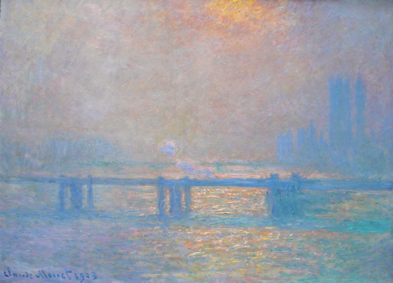 Pont de Charing Cross, la Tamise - Claude Monet