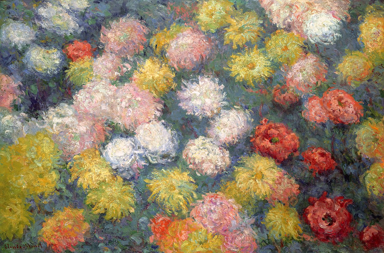 Chrysanthèmes, 1897 - Claude Monet