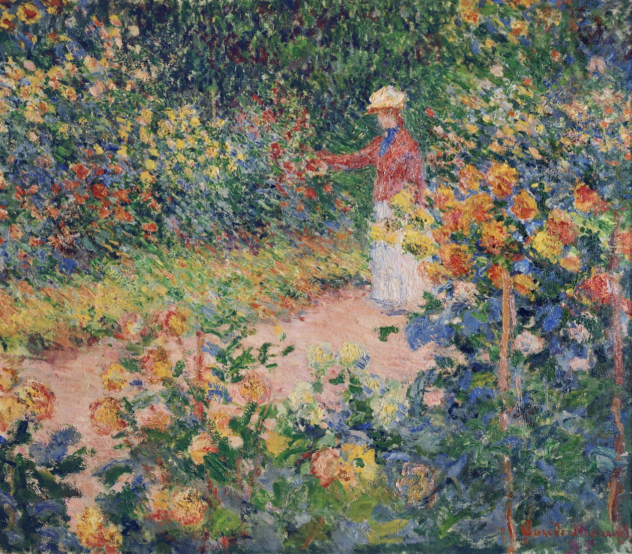 Jardin à Giverny, 1895 - Claude Monet