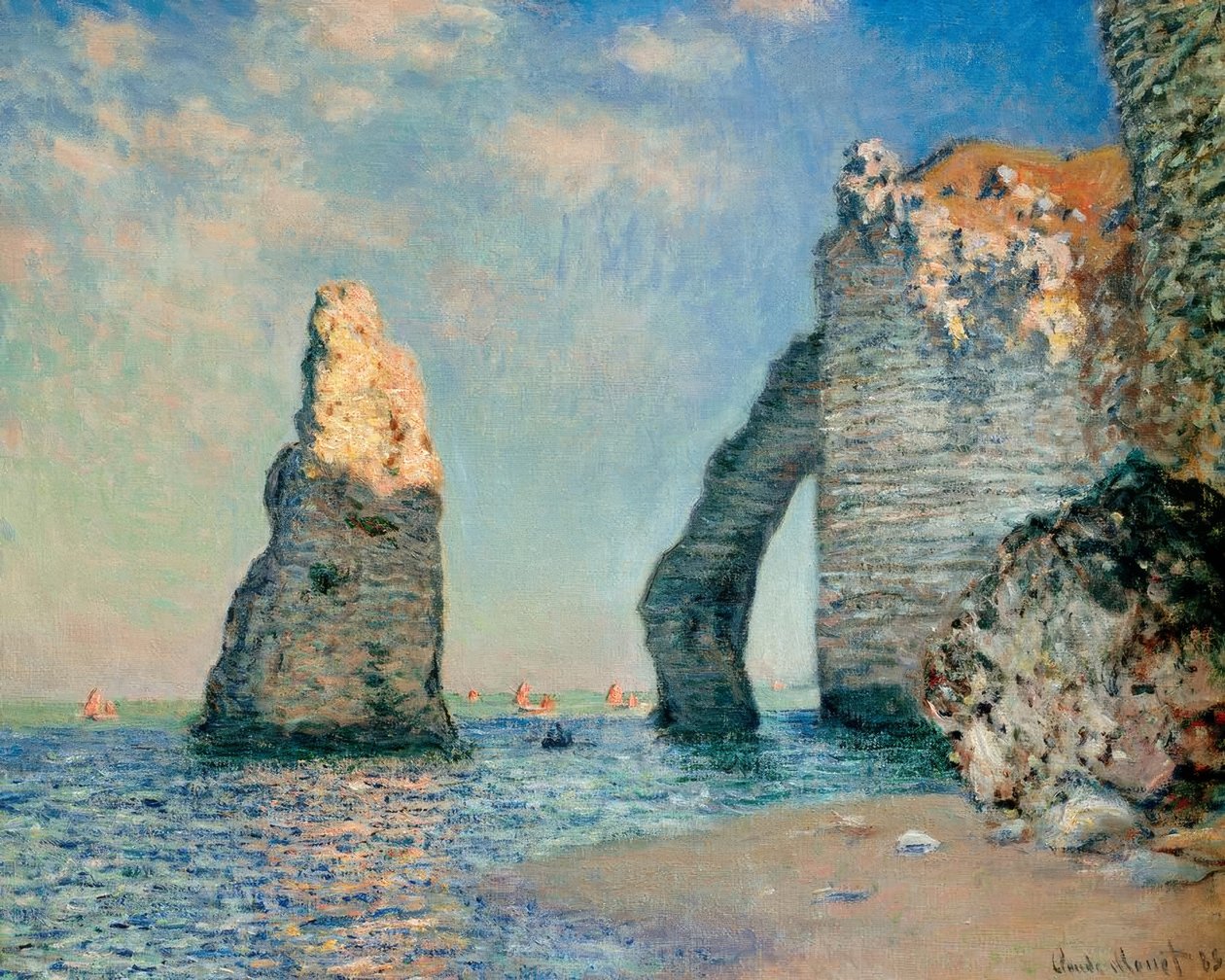 L’Aiguille et la Falaise d’Aval - Claude Monet