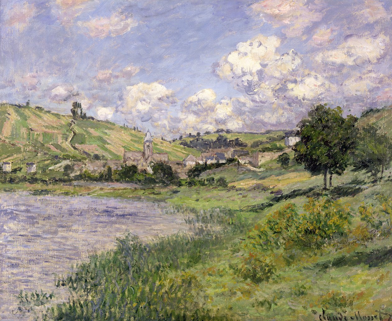 Paysage, Vétheuil - Claude Monet